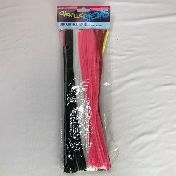 New Chenille Pipe Cleaners 100 pieces Each 12" - Picture 7 of 7